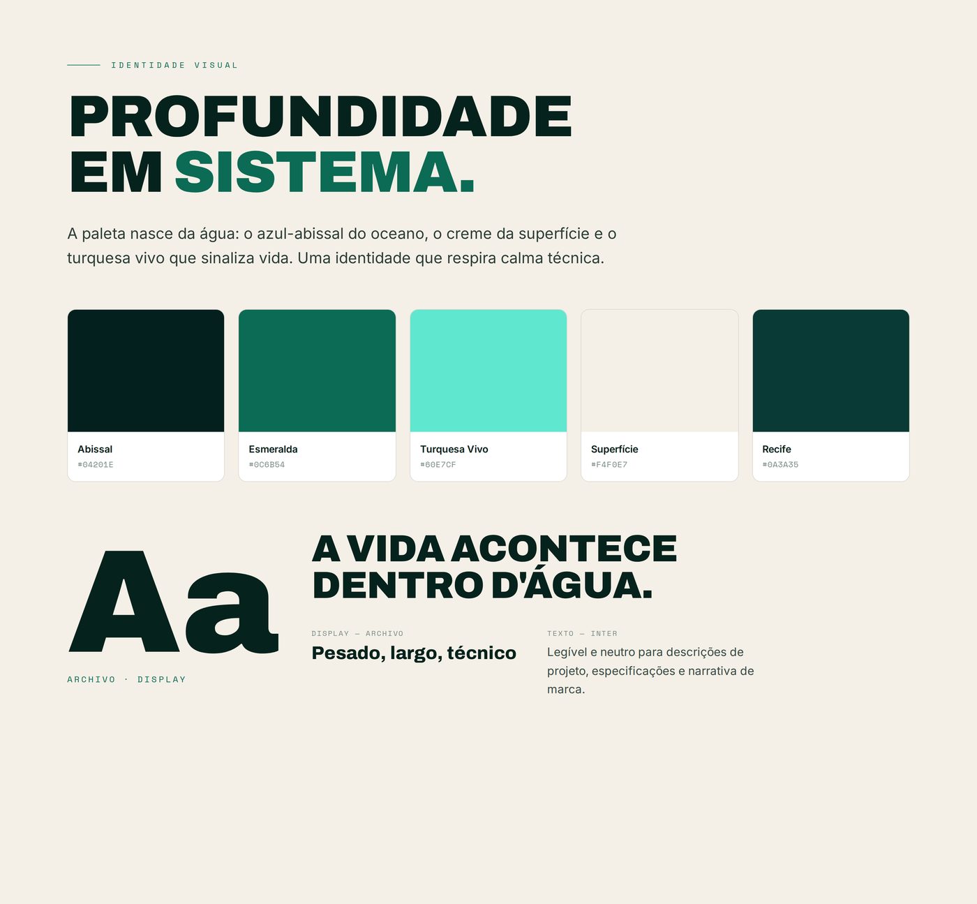 Aquarium Plaza — Identidade