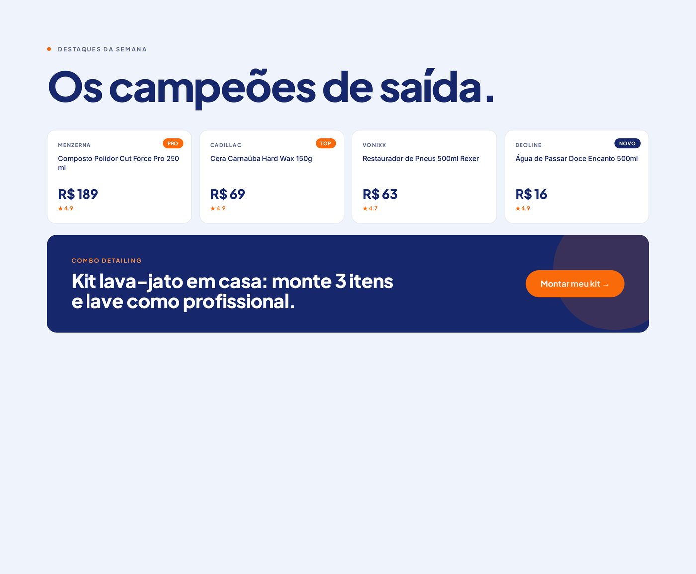 Bem Estar Car Care — Mobile