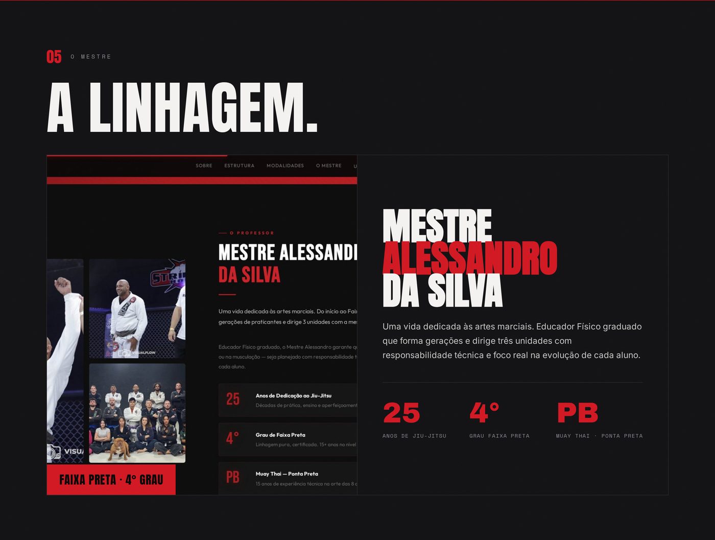 Black Gym — Mobile