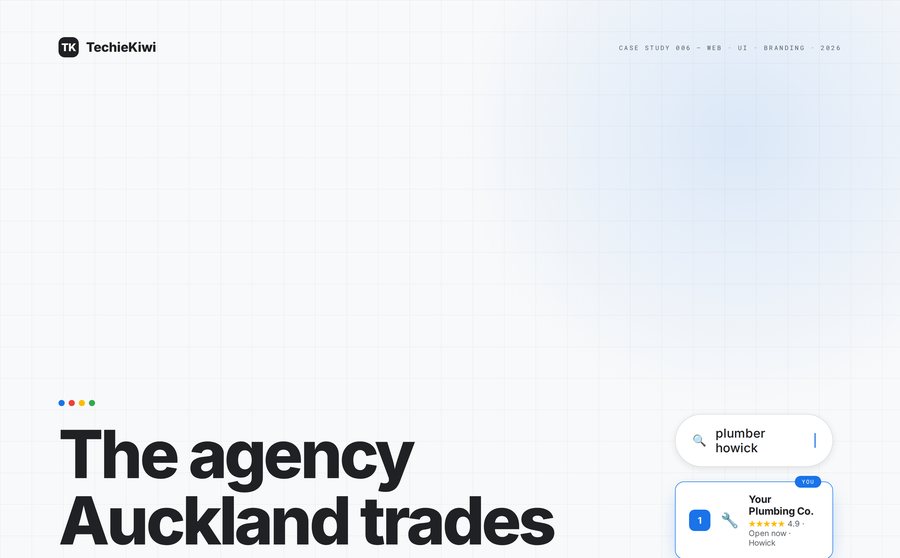 TechieKiwi — case de web design