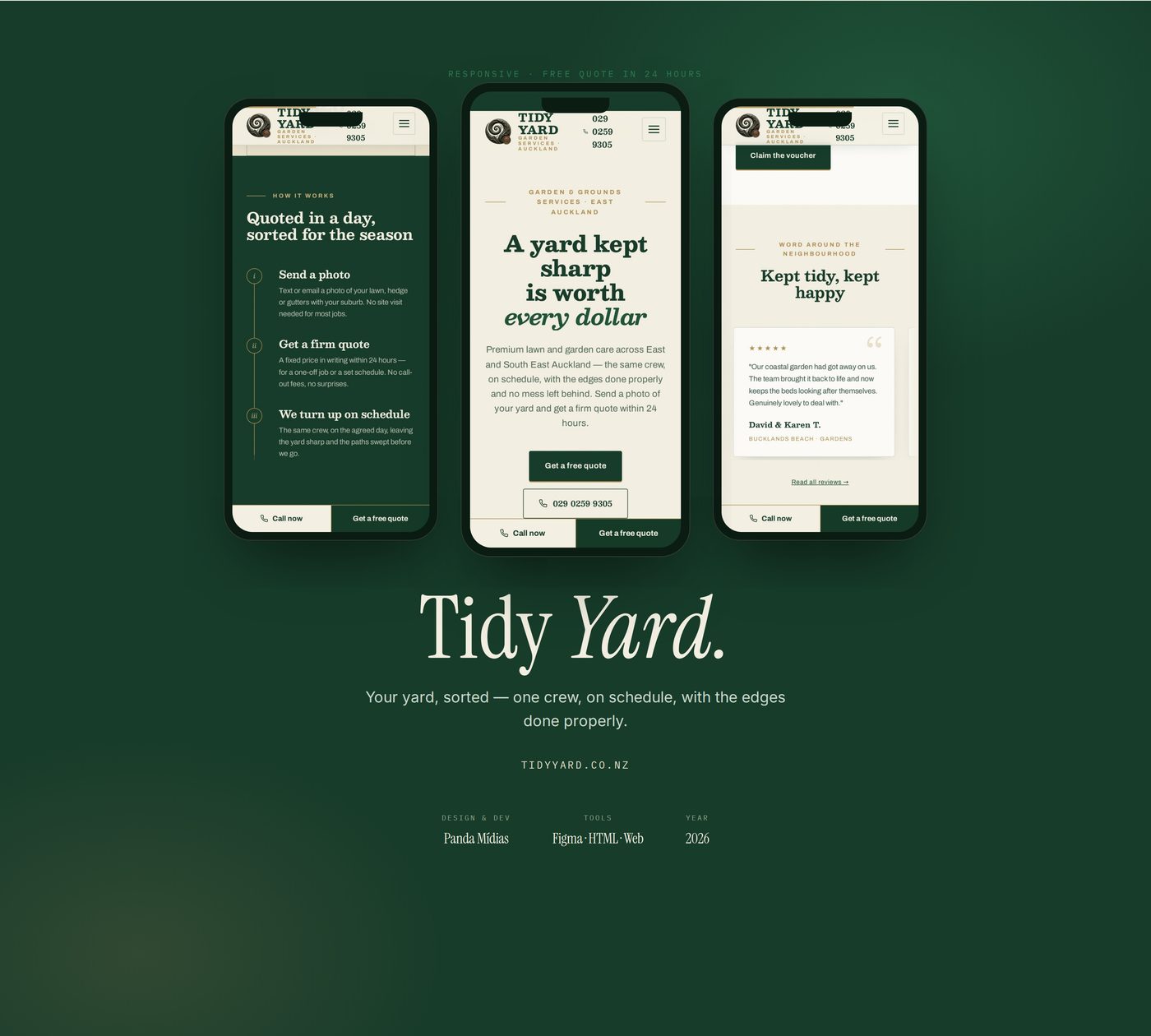 Tidy Yard — Extra